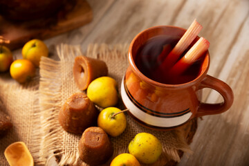 Ponche de Frutas Navideño. In Mexico, Christmas fruit punch is a hot fruit-infused drink, traditionally consumed in the December season during posadas and Christmas Eve.