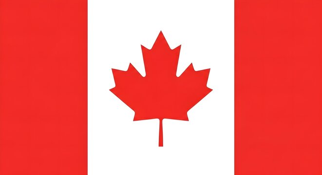 Canada Flag Vector Design and Illustration National Symbol