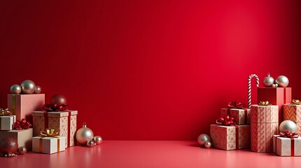 christmas background with candles