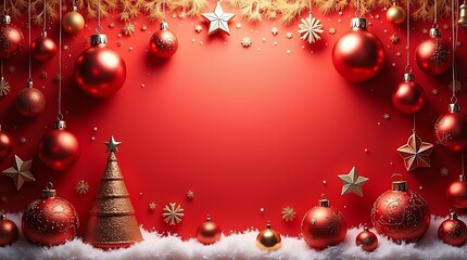 red christmas background
