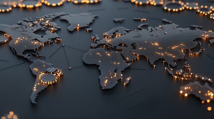 A vibrant digital cityscape with a futuristic globe, glowing tech elements, and modern buildings symbolizes innovation