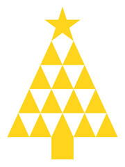 abstract christmas tree