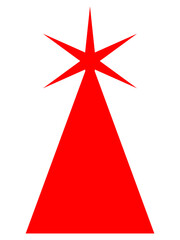 abstract christmas tree