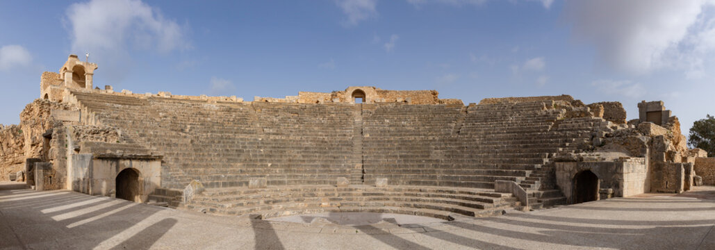 Dougga Archaeological Site - Roman Theater Panorama