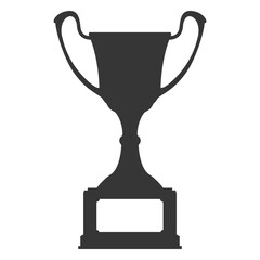 Champion trophy silhouette