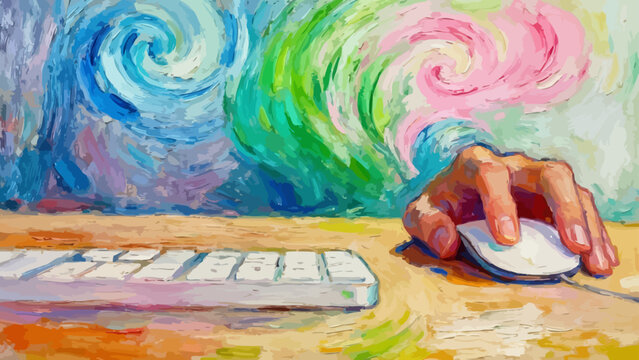 Energism art paintings by Julia Watkins.