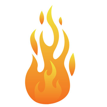 Fire cartoon flame illustration