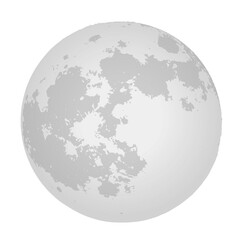 Obraz premium Realistic moon