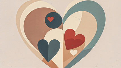 Pixel-Art Valentine&rsquo;s Day Postcard