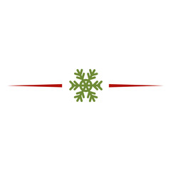 Snowflake divider