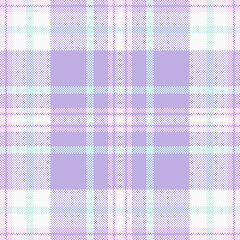 Gentle pastel plaid pattern in soft lavender, mint, and white. Modern, pixelated aesthetic, ideal for backgrounds, textiles, and design projects. Versatile, calming texture.