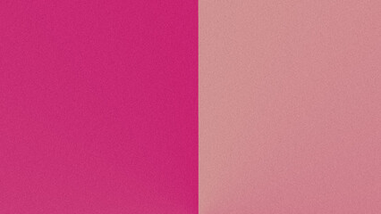 Obraz premium Hot pink and dusty rose textured split background.