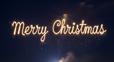 Fototapeta premium A vintage Christmas chalkboard design concept featuring typography and a happy New Year celebration message