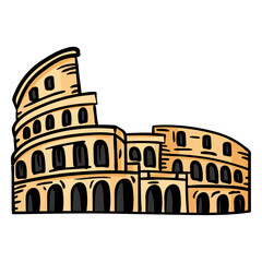 Coliseum amphitheatre arena flat