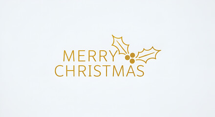 Christmas greeting card design with business logo symbol text and vector art illustration letter for web sign day