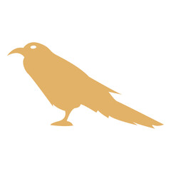 Fototapeta premium Crow raven detailed silhouette