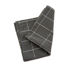 gray kitchen towel, cloth napkin for serving