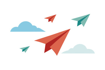 Paper planes in the sky