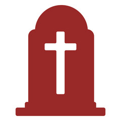 Obraz premium Gravestone cross element