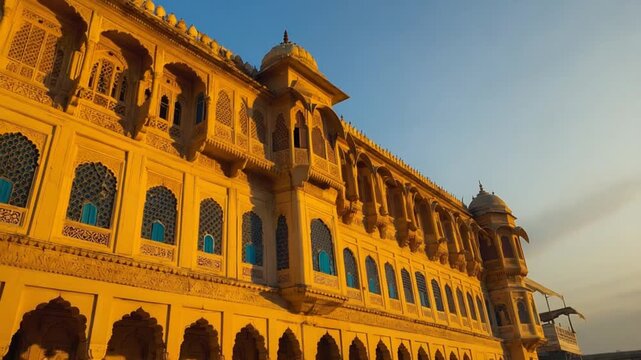 man singh palace indian landscape video