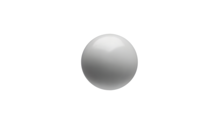 A single smooth white chicken egg with subtle shading presented in a realistic studio shot isolated on transparent background