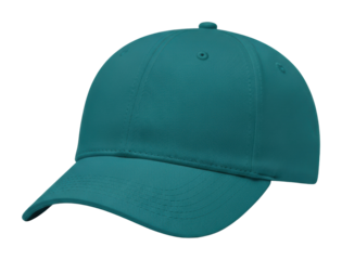 Stylish teal cap for activities casual view isolated on transparent background