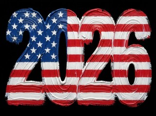 Bold 2026 American Flag Design for Patriotic Events