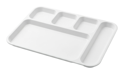 Food tray arrangement kitchen product clean environment top view isolated on transparent background