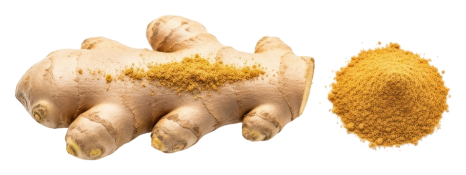 Ginger root harvesting techniques farm educational guide outdoors isolated on transparent background