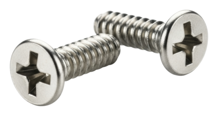 Fastening solutions screws for every project workshop industrial use isolated on transparent background
