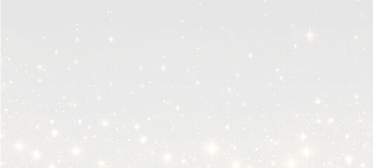 Soft glowing gold dust png with Christmas sparkles floats gently. Yellow light particles, sparks, highlights, and bokeh form a magical festive effect. Ideal for holiday cards and overlays.