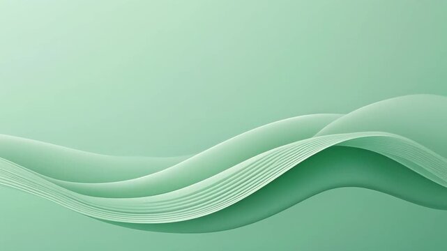 Abstract Flowing Elegance: Graceful, undulating lines dance across a soothing, monochromatic backdrop, crafting a sense of calm and fluidity. This image inspires tranquility and design sophistication.