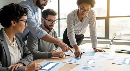 Inclusive growth diverse students coworking in Vancouver