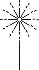 Basic Celebration Firework Vector