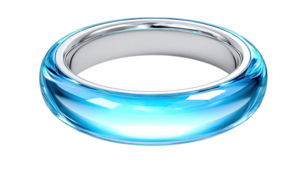 Aqua Ring's Subtle Allure: Captivating close-up of a meticulously crafted ring, showcasing an elegant.