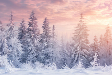 sunset in the mountains