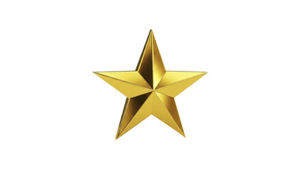 Obraz premium Golden Christmas Star PNG image on a transparent background