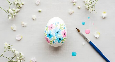 Flat lay of a business desktop with office supplies