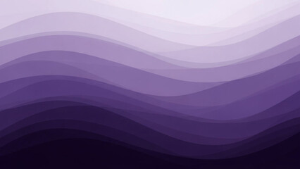 Obraz premium Abstract layered waves in purple tones forming a gentle protective background.