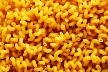 Dried Organic Amorosi Pasta, top view.