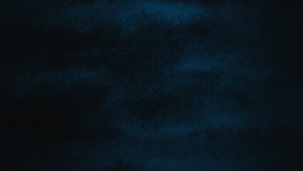 Dark Blue Watercolor Abstract Background. Deep Navy Indigo and Black Gradient. Digital Texture Overlay with Paint Streaks, Soft Blur, Grunge Vintage Effect, Moody Night Sky