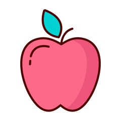 Apple fruit illustration