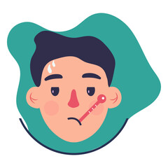 Covid 19 symptom character fever