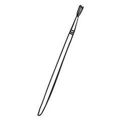 Drawing brush doodle