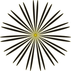 Minimal Line Fireworks  &ndash; Vector Design