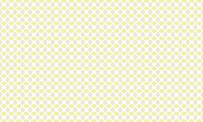 丸を4等分したタイルが重なる黄色とグレーのツートーン模様