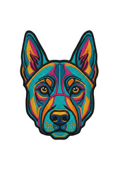 PATCH DI UN CANE RICAMATO