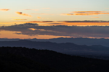 Fototapeta premium Sunset, Santa Fe, New Mexico, USA