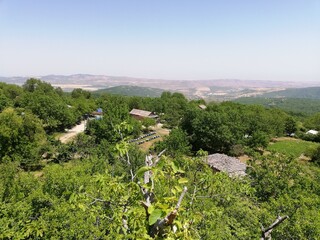 Caucasus Mountains distant mountain pictures beautiful landscape cliffs bay vital road winter snowy villages landscape photographer designer high quality download
