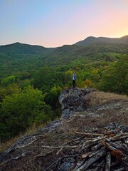 Caucasus Mountains distant mountain pictures beautiful landscape cliffs bay vital road winter snowy villages landscape photographer designer high quality download